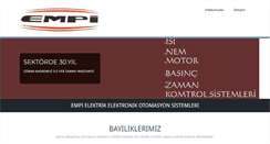 Desktop Screenshot of empielektrik.com.tr